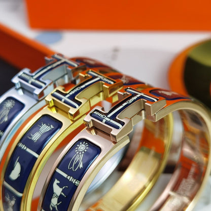 [LOXURA]H COUVERTURES DARK BLUE BRACELET