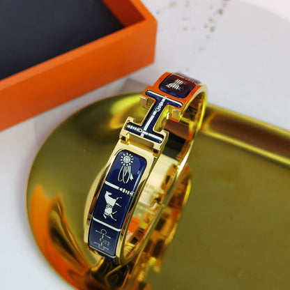 [LOXURA]H COUVERTURES DARK BLUE BRACELET