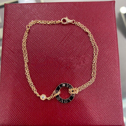 [LOXURA]LOVE BRACELET 2 DIAMOND
