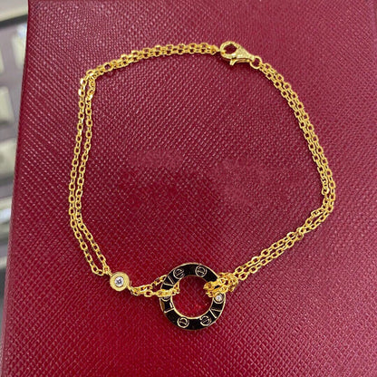 [LOXURA]LOVE BRACELET 2 DIAMOND
