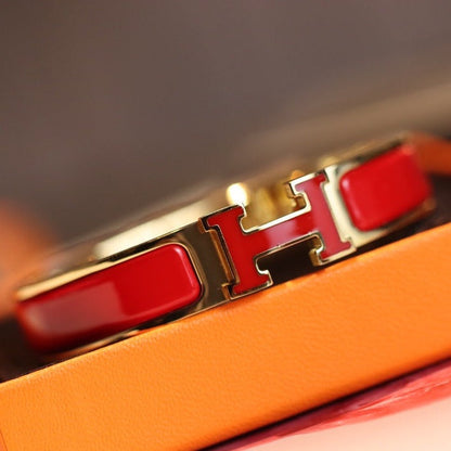 [LOXURA]H BRACELET 12MM GOLD