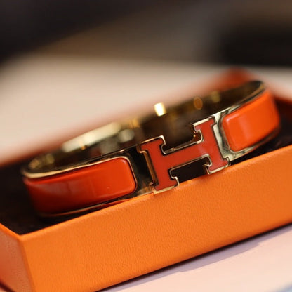 [LOXURA]H BRACELET 12MM GOLD