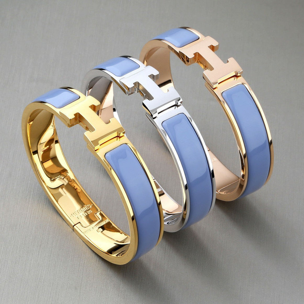 [LOXURA]H BRACELET ROMANTIC BLUE 12MM