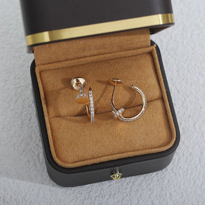 [LOXURA]JUSTE FULL DIAMOND SMALL EARRINGS