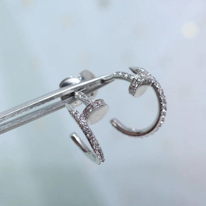 [LOXURA]JUSTE FULL DIAMOND SMALL EARRINGS