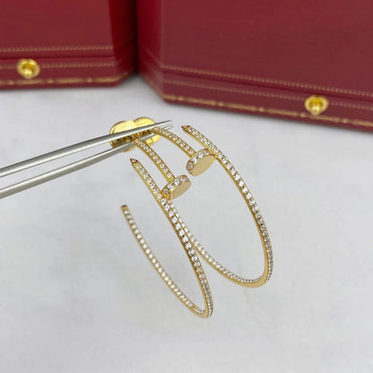 [LOXURA]JUSTE FULL DIAMOND LARGE EARRINGS