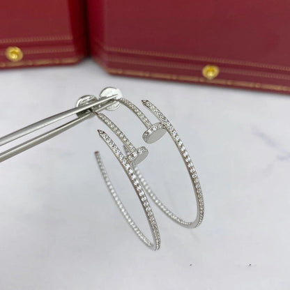 [LOXURA]JUSTE FULL DIAMOND LARGE EARRINGS