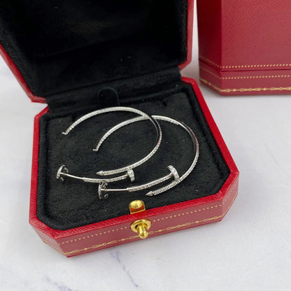 [LOXURA]JUSTE FULL DIAMOND LARGE EARRINGS