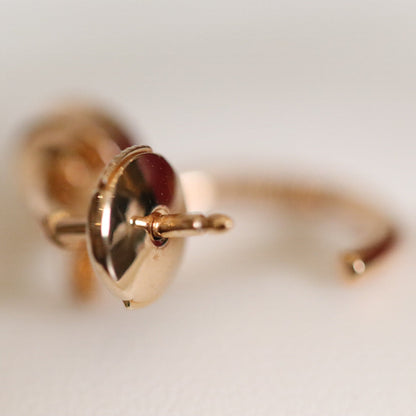 [LOXURA]JUSTE EARRINGS PINK GOLD