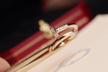 [LOXURA]JUSTE RING 2.65MM PINK GOLD DIAMOND
