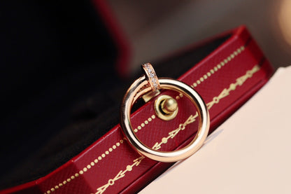 [LOXURA]JUSTE RING 2.65MM PINK GOLD DIAMOND