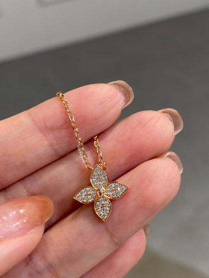 [LOXURA]STAR DIAMOND NECKALCE