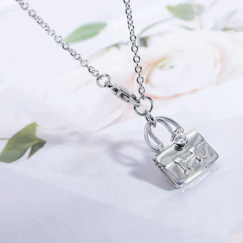 [LOXURA]AMULETTE PEDANT SILVER NECKLACE