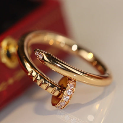 [LOXURA]JUSTE RING 2.65MM GOLD DIAMOND