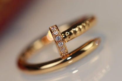[LOXURA]JUSTE RING 2.65MM GOLD DIAMOND