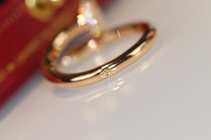 [LOXURA]JUSTE RING 2.65MM GOLD DIAMOND