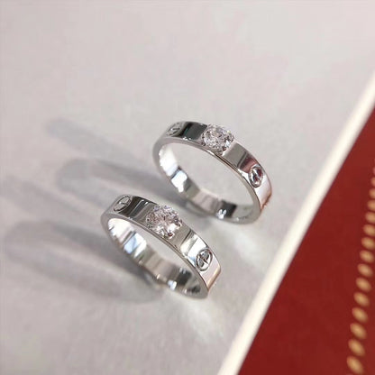 [LOXURA]LOVE RING 3.6MM 1 BIG DIAMOND
