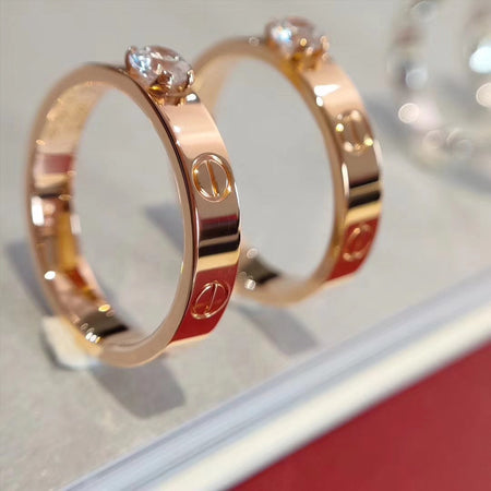 [LOXURA]LOVE RING 3.6MM 1 BIG DIAMOND
