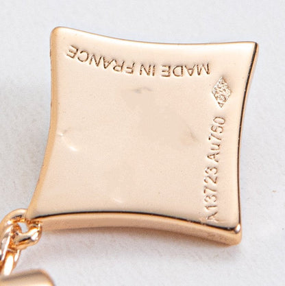 [LOXURA]STAR DIAMONDS EARRINGS GOLD