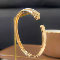 [LOXURA]PANTHERE GOLD OPEN BRACELET