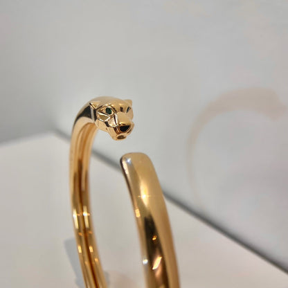 [LOXURA]PANTHERE GOLD OPEN BRACELET