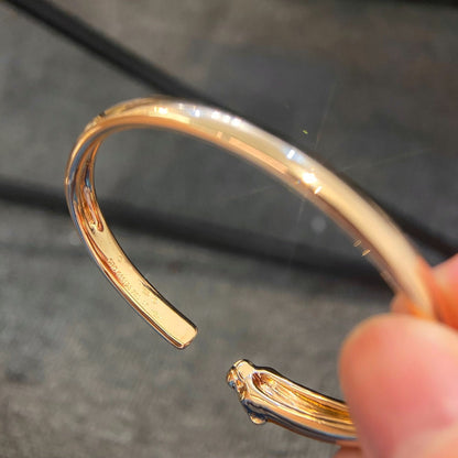 [LOXURA]PANTHERE GOLD OPEN BRACELET