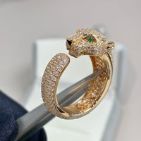 [LOXURA]PANTHERE PINK GOLD DIAMOND RING