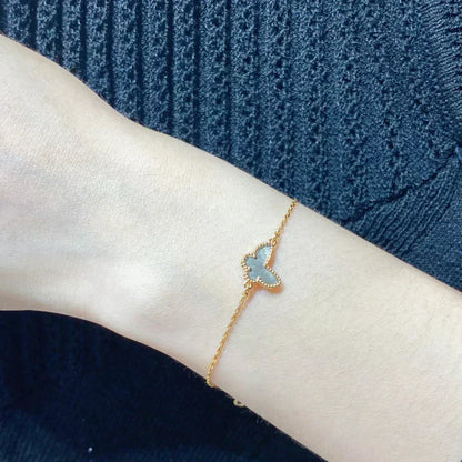 [LOXURA]BUTTERFLY DARK MOP BUTTERFLY BRACELET