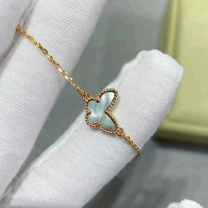 [LOXURA]BUTTERFLY DARK MOP BUTTERFLY BRACELET