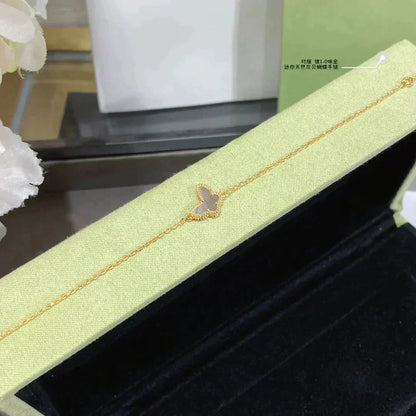 [LOXURA]BUTTERFLY DARK MOP BUTTERFLY BRACELET
