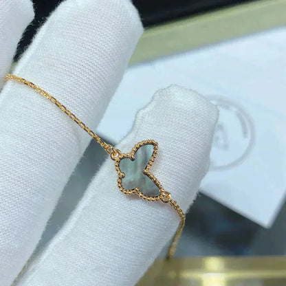 [LOXURA]BUTTERFLY DARK MOP BUTTERFLY BRACELET