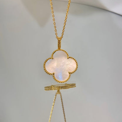 [LOXURA]CLOVER 25MM MOP LARGE PENDANT NECKLACE