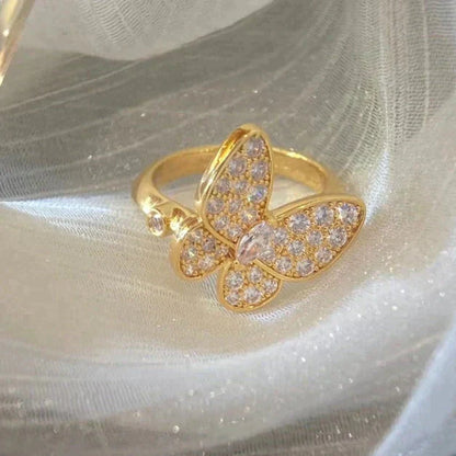 [LOXURA]BUTTERFLY DIAMOND RING