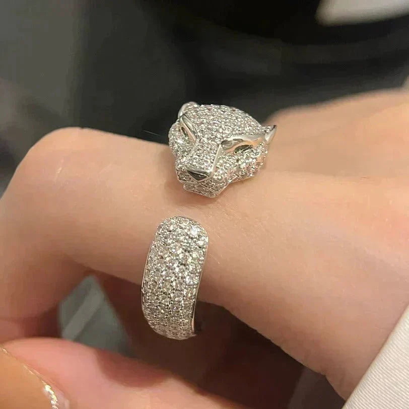 [LOXURA]PANTHERE 5.5MM ALL DIAMOND RING