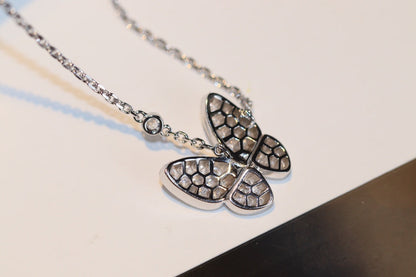[LOXURA]BUTTERFLY DIAMOND NECKLACE