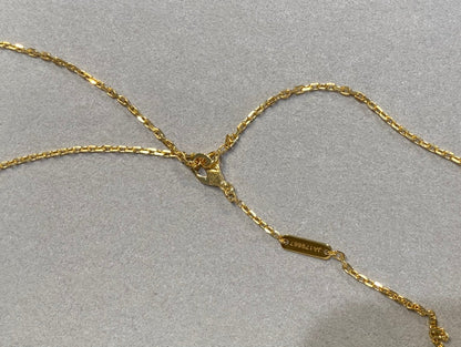 [LOXURA]CLOVER 25MM NECKLACE GOLD CARNELIAN