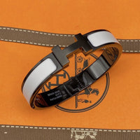 [LOXURA]H BRACELET 12MM BLACK WHITE CERAMIC