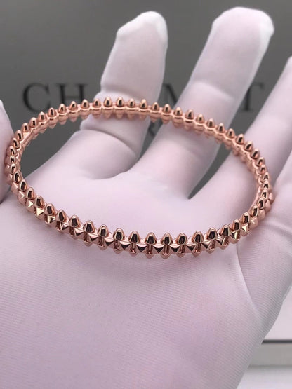 [LOXURA]CLASH PINK GOLD BRACELET