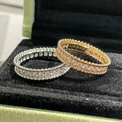 [LOXURA]PERLEE DIAMOND ROSE GOLD RING