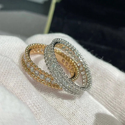 [LOXURA]PERLEE DIAMOND ROSE GOLD RING