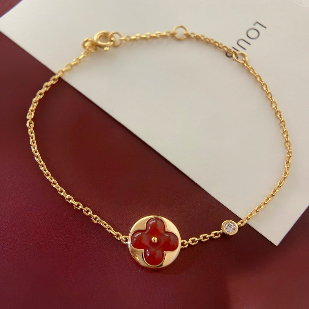 [LOXURA]SUN PEDANT CARNELIAN BRACELET