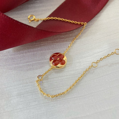 [LOXURA]SUN PEDANT CARNELIAN BRACELET