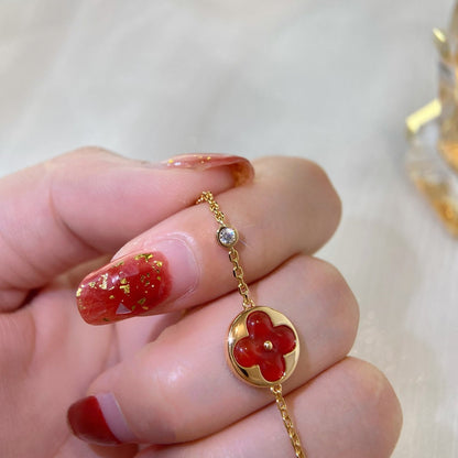 [LOXURA]SUN PEDANT CARNELIAN BRACELET