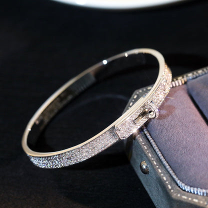 [LOXURA]KELLY BRACELET DIAMOND PAVED