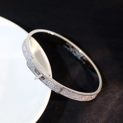 [LOXURA]KELLY BRACELET DIAMOND PAVED