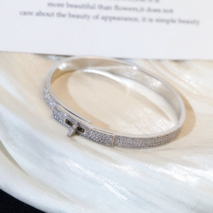 [LOXURA]KELLY BRACELET DIAMOND PAVED