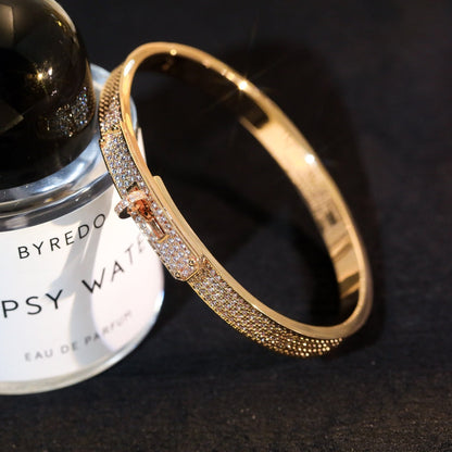 [LOXURA]KELLY BRACELET DIAMOND PAVED