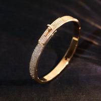 [LOXURA]KELLY BRACELET DIAMOND PAVED