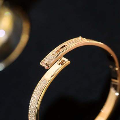 [LOXURA]KELLY BRACELET DIAMOND PAVED