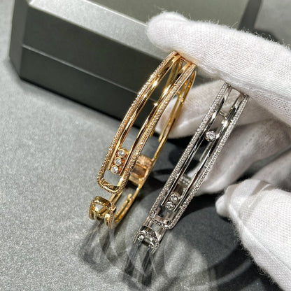 [LOXURA]MOVE 10TH PAVED DIAMOND BRACELET